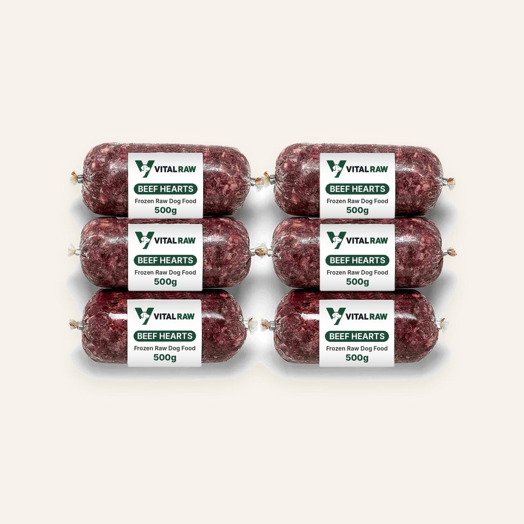 Vital Raw beef heart raw dog food