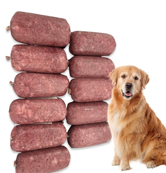 Premium Raw Dog Food – High-Protein Frozen Chicken Mince – 14kg (28 × 500g Packs) – Natural, Grain-Free Complementary Meal – Chicken