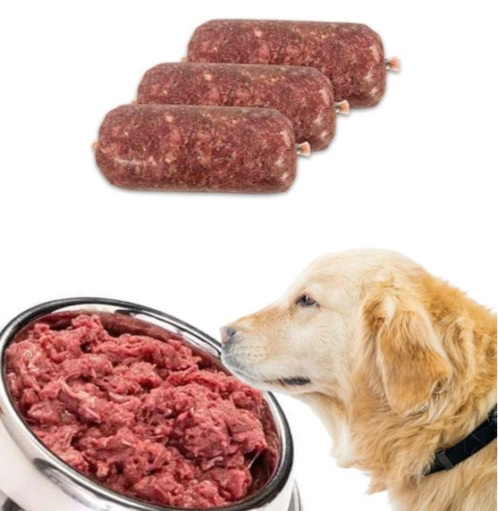 Frozen Raw Dog Food – High-Protein Chicken Mince – 10kg (20 × 500g Packs) – Natural, Grain-Free Meals for Dogs