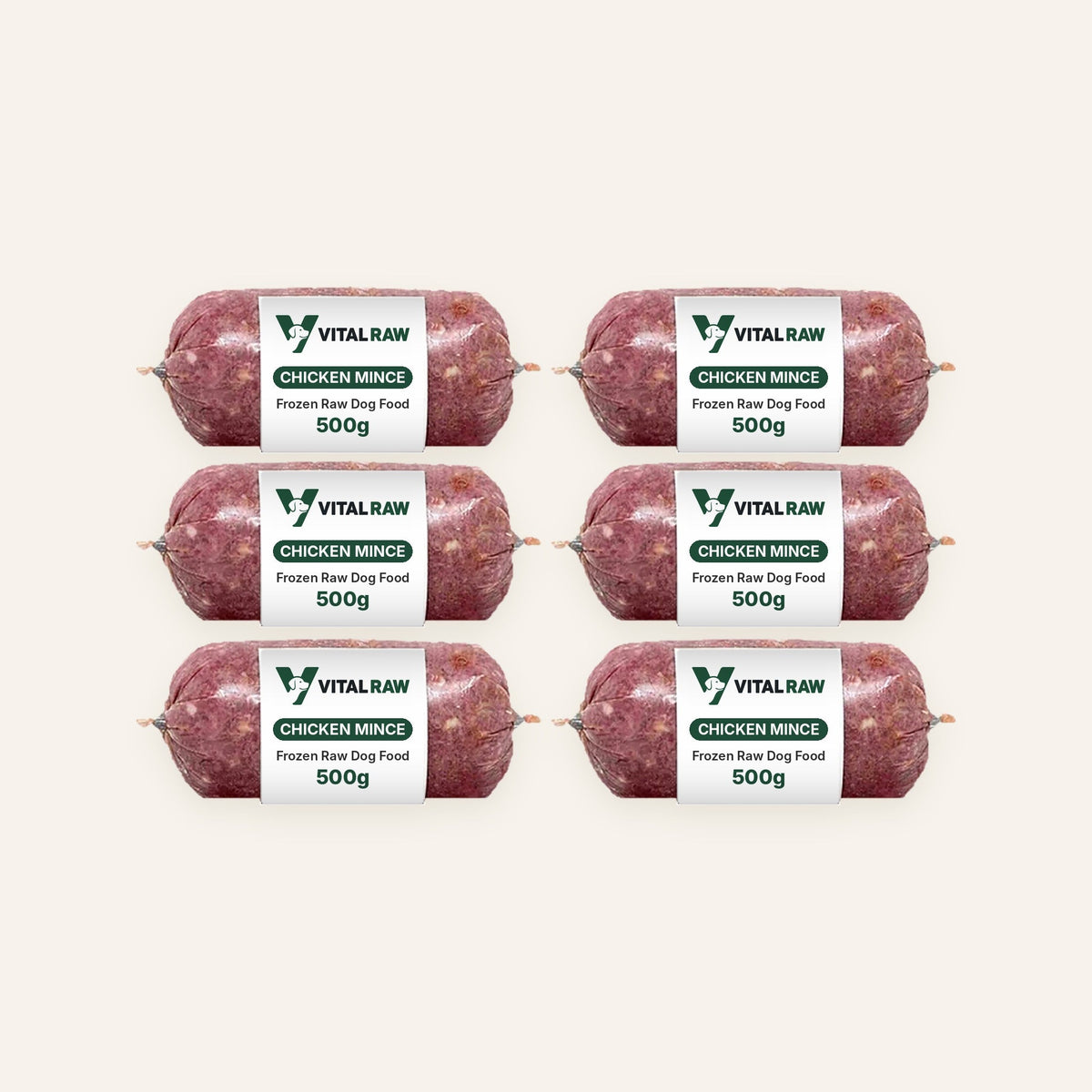 Vital Raw chicken mince raw dog food 10kg box